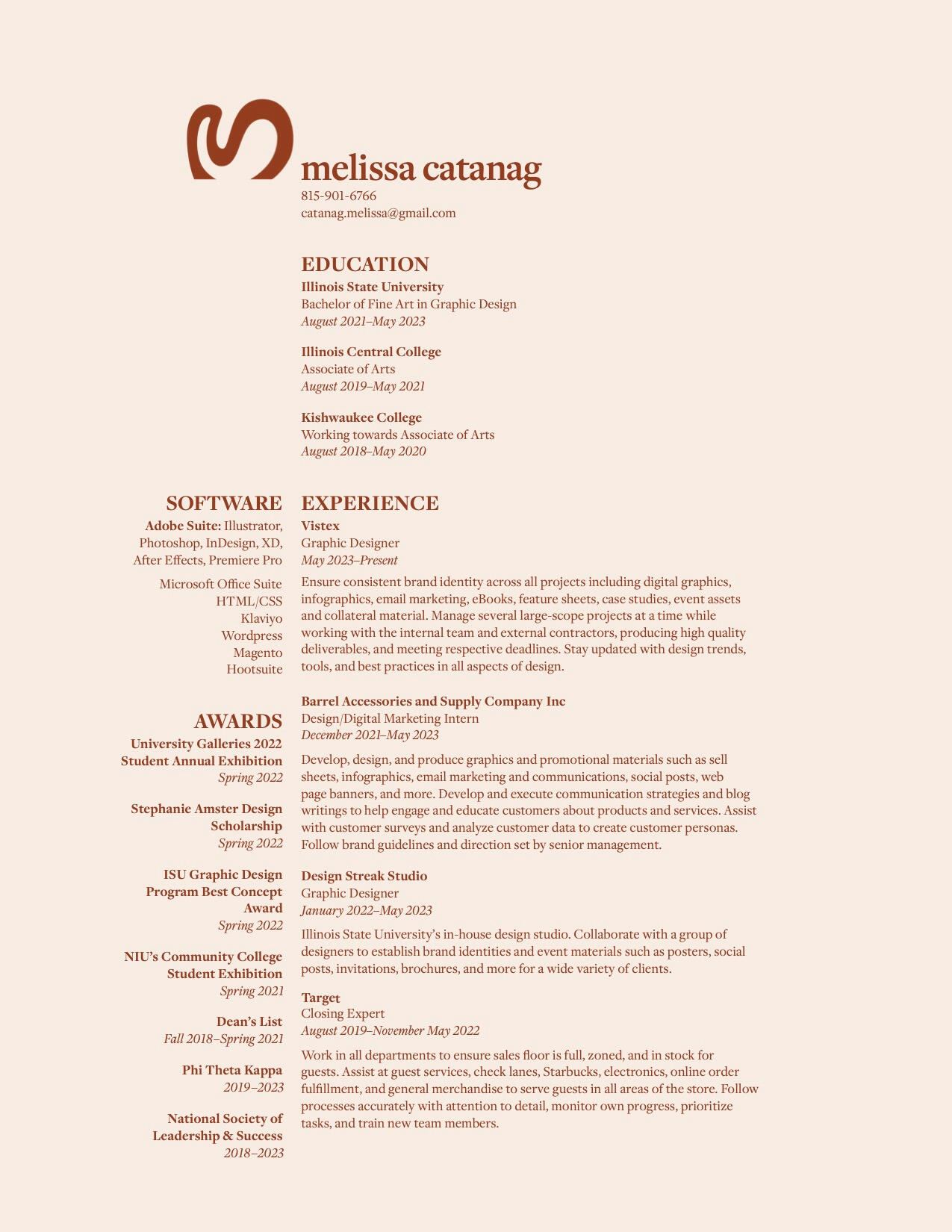 Melissa Catanag's Resume
